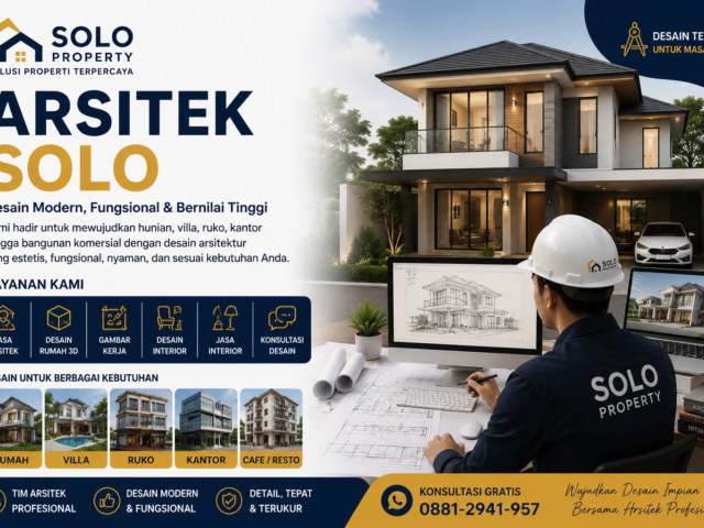 Berapa Biaya Jasa Arsitek di Solo? Estimasi Lengkap 2026