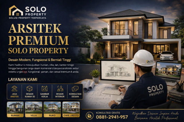 desain arsitek premium solo