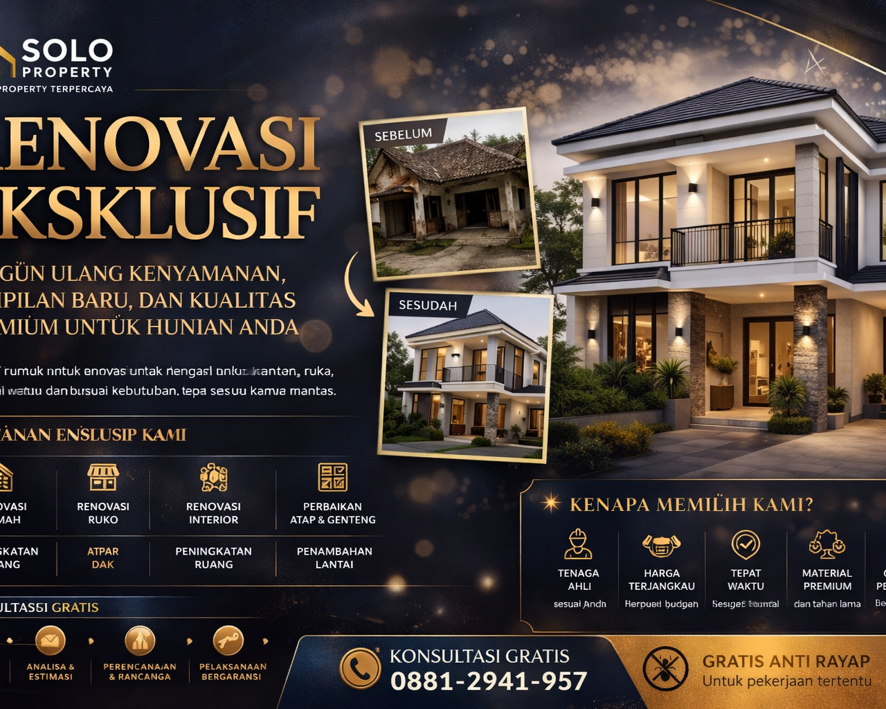 Berapa Biaya Renovasi Rumah di Solo? Estimasi Lengkap 2026
