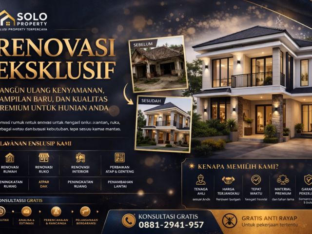 Berapa Biaya Renovasi Rumah di Solo? Estimasi Lengkap 2026