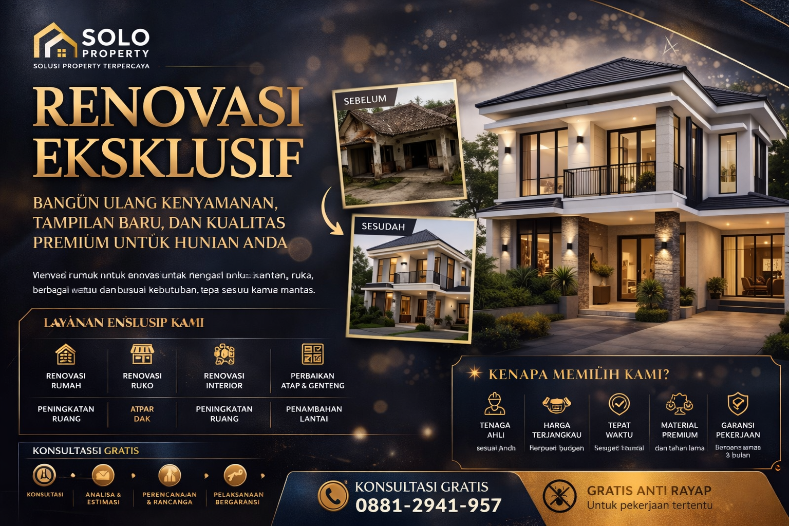 Jasa Renovasi Rumah Solo: Transformasi Hunian Anda Menjadi Lebih Modern