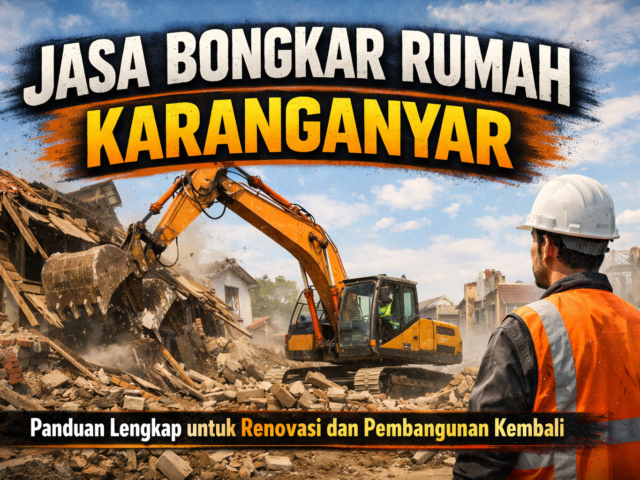 Jasa Bongkar Rumah Karanganyar: Panduan Lengkap 2026