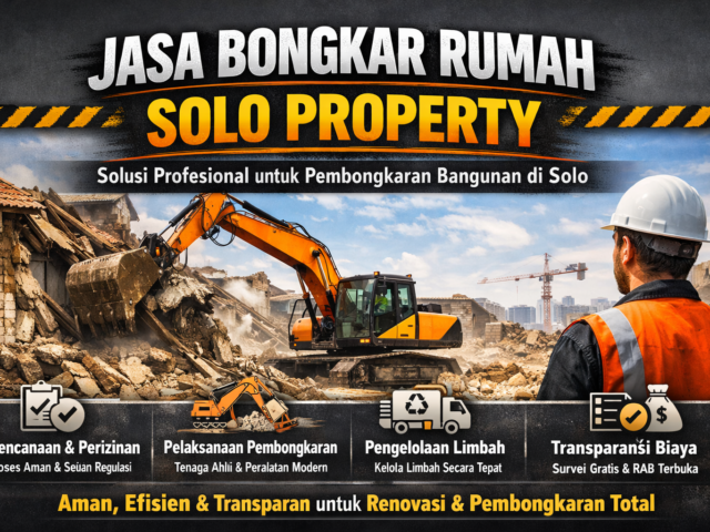 Biaya Jasa Bongkar Rumah & Bangunan di Solo: Rincian Lengkap 2026